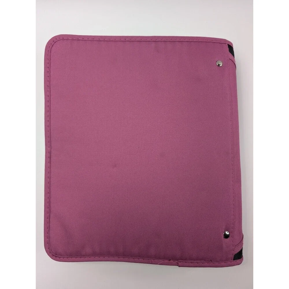 Trapper Keeper Styled Five Star Binder Pink Black 3 Ring Organizer Pencil Pouch